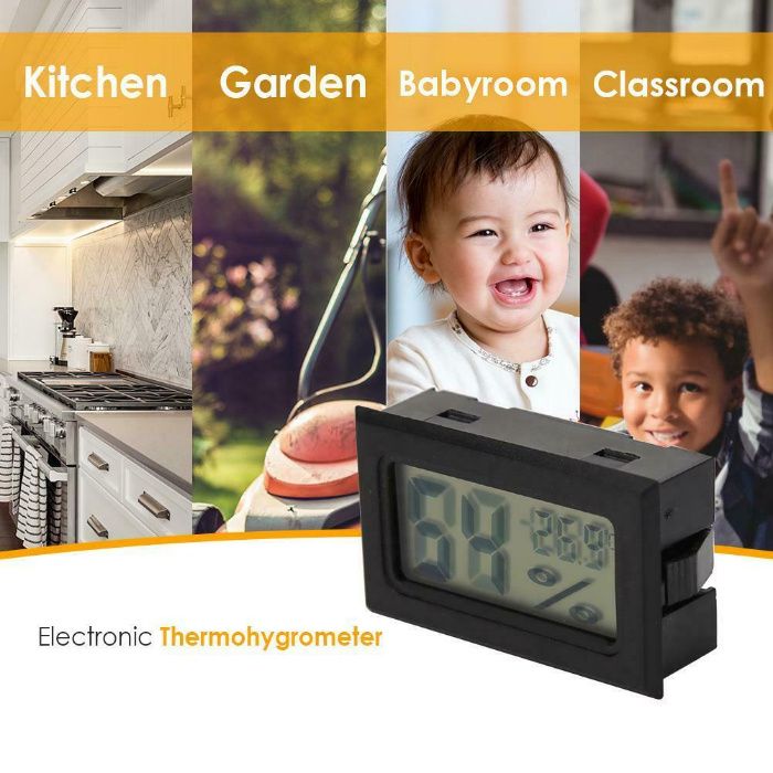 Senzor temperature si umiditate! Termometru + Higrometru!! Acvariu!