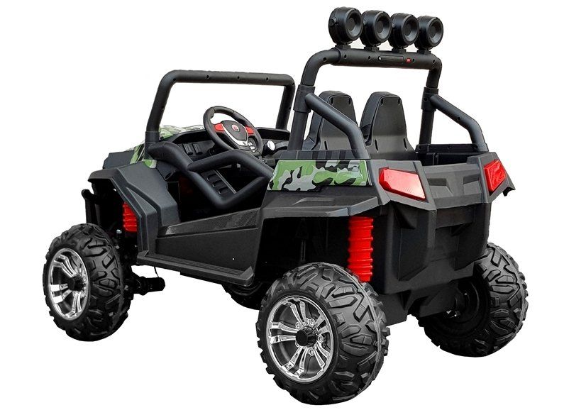 UTV electric pentru copii Golf-Kart S2588 180W PREMIUM #Verde Camuflaj