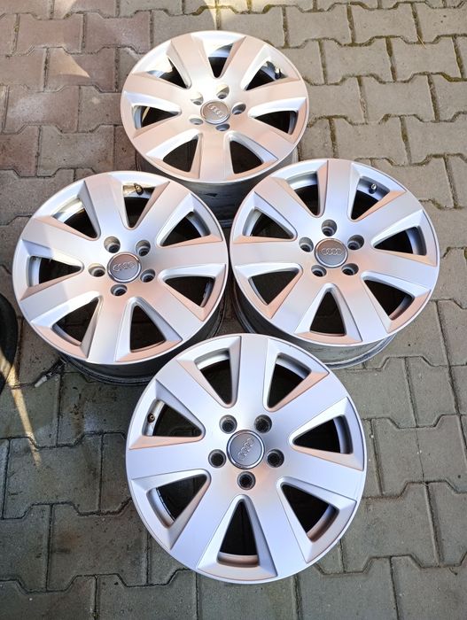 4 jante aliaj 5x112 R16 originale audi A3 A4 A6
