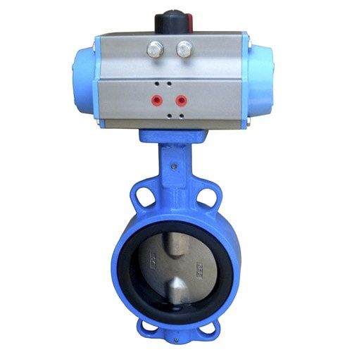 Затвор дисковый с пневмоприводом D 100