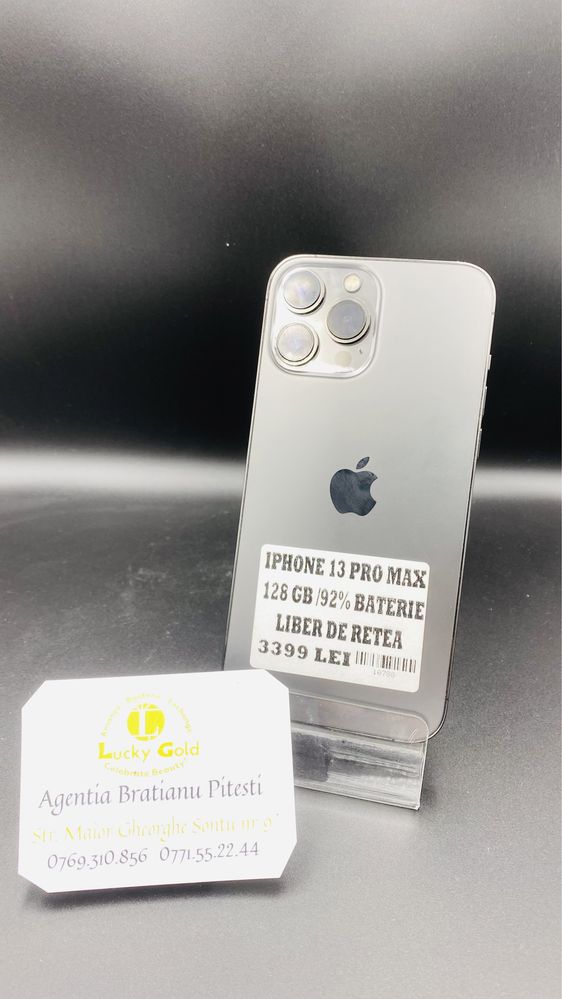 Iphone 13 pro max 128gb 92 baterie cod 10788