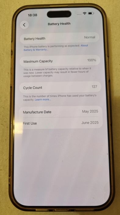 Iphone 16 pro max 256 gb desert titanium