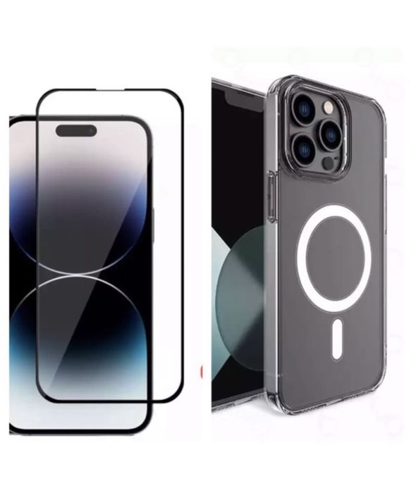 Iphone 14/15/16/17 PRO MAX PLUS Husa JoyRom Inel Magnet + Folie Sticla