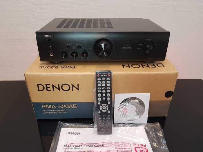 Amplificator Denon PMA-520AE, tip clasa A, cu telecomanda
