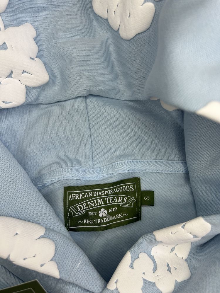 Hanorac Denim Tears Albastru Deschis