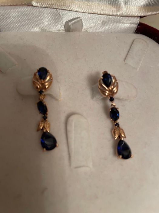 Золотые серьги 585 проба