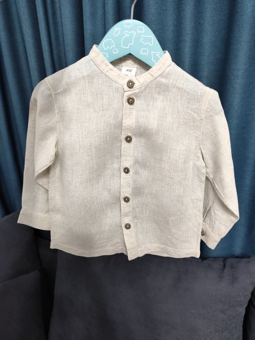 Jacheta de pluș H&M și Cămașa plus Pantalon H&M