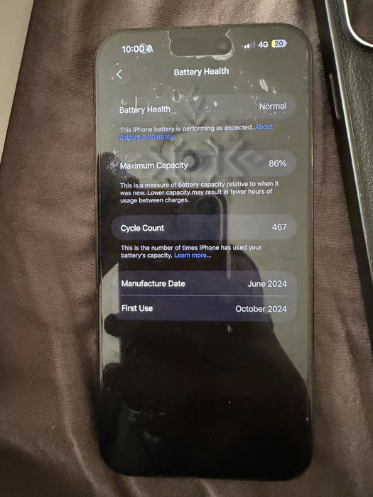 iPhone 15 Pro Max 256 GB Blue Titanium