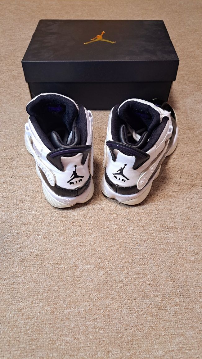 Jordan 6 rings (GS) White/Black Concord-Clear (39 номер)