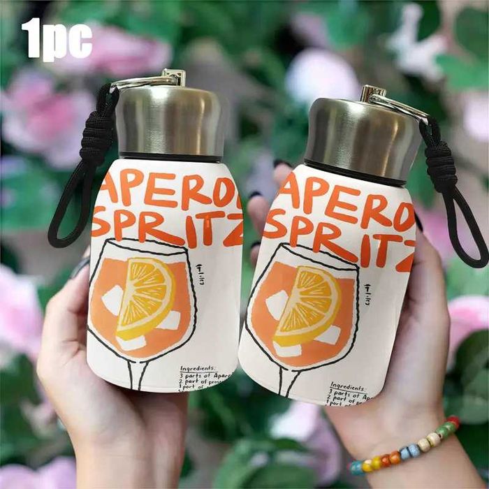 Cana termica 300 ml otel inoxidabil cu stil