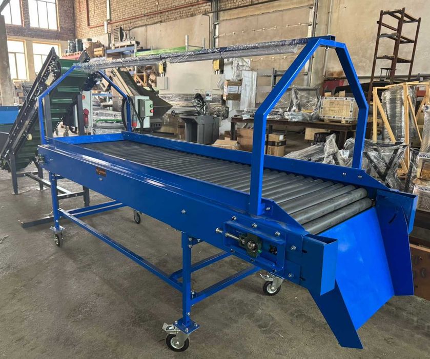 Транспортер (Стол) роликовый инспекционный 2м (узкий) ТРИ-2