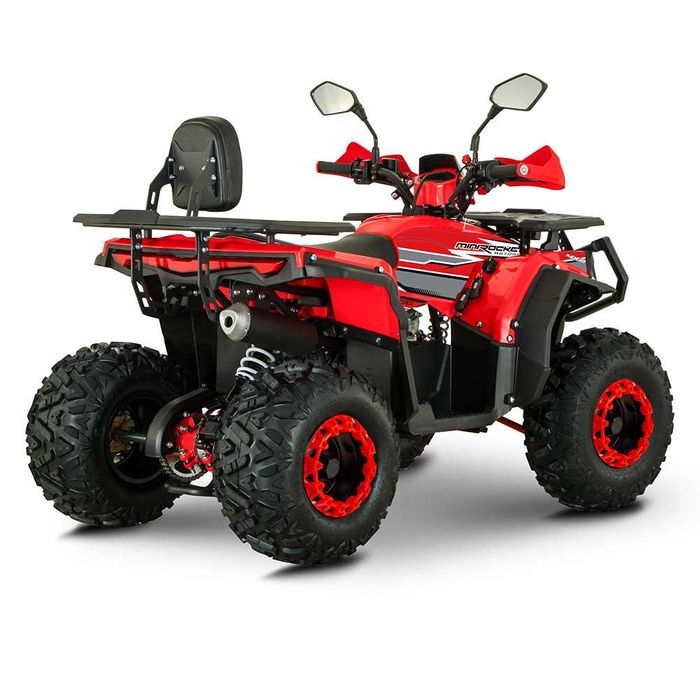 Atv 125cc RockRider 8" semi-automat 4T benzina rosu