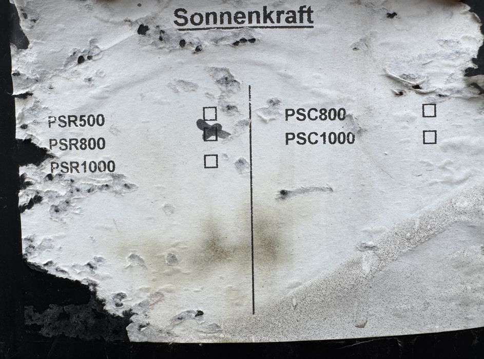 Vand Puffer Sonnenkraft PSR800