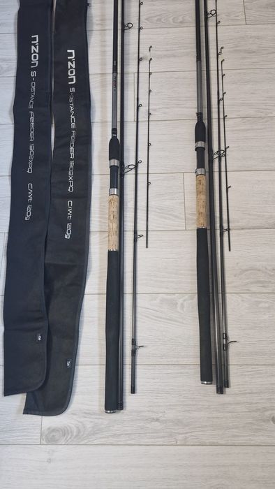 Vand 2 lansete daiwa n zone s distance feeder 3.9m 120g.