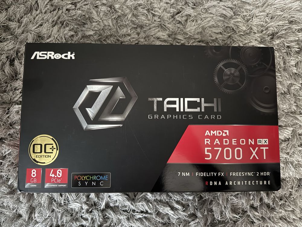 Placa video AMD RX 5700XT AsRock Taichi OC+ 8gb GDDR6 256bit