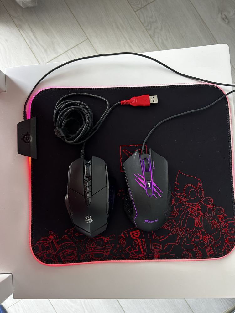 Mouse gaming mousepad iluminat
