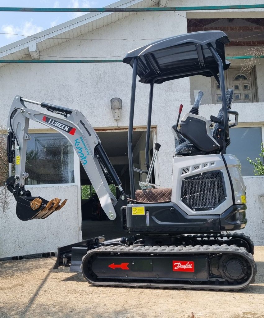 Excavator Lubeck W175pro, motor KUBOTA~ 1.7t NOU~Garantie 2 ani