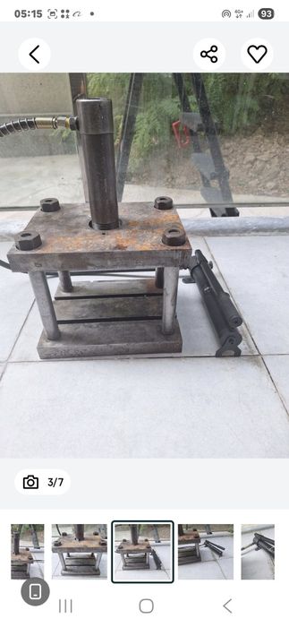 Гидравлический ,настольный, ручной ,мощный пресс