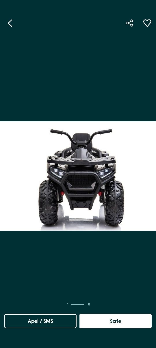ATV electric 2 motoare