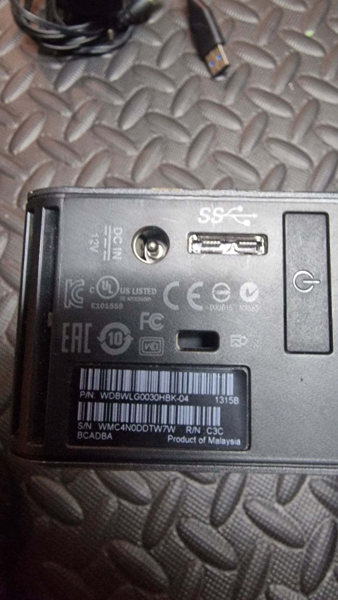 WD 3TB Elements Desktop Hard Drive HDD, USB 3.0,
