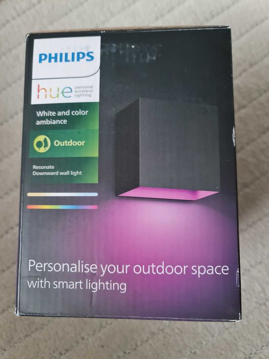 Aplica exterior Philips Hue patrata