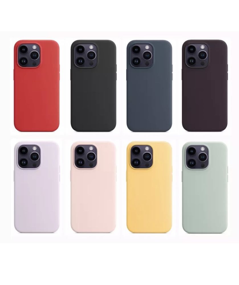 Husa GCASE Slim Silicon Cu Alcatara Interior - Iphone 14/15/PRO/MAX