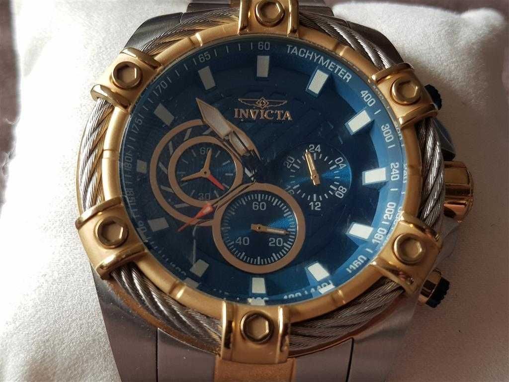 Мъжки часовник Invicta Bolt 52мм Оригинален Спортен Елегантен Нов