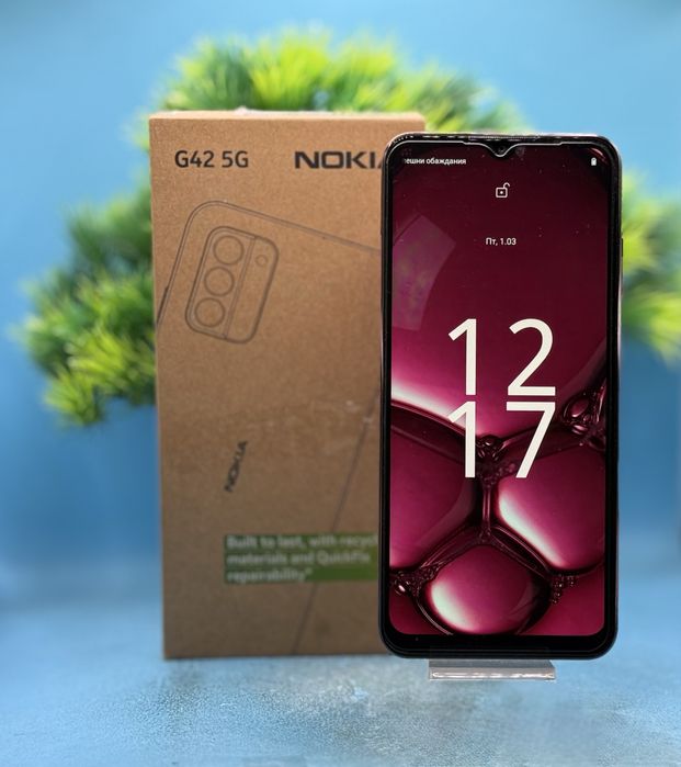 Nokia G42, Dual SIM, 128GB, 6GB RAM, 5G, Розов