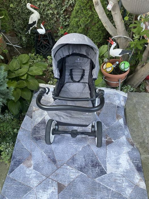 Carucior 3 in 1 Venicci Shadow Grey + Isofix pentru masina