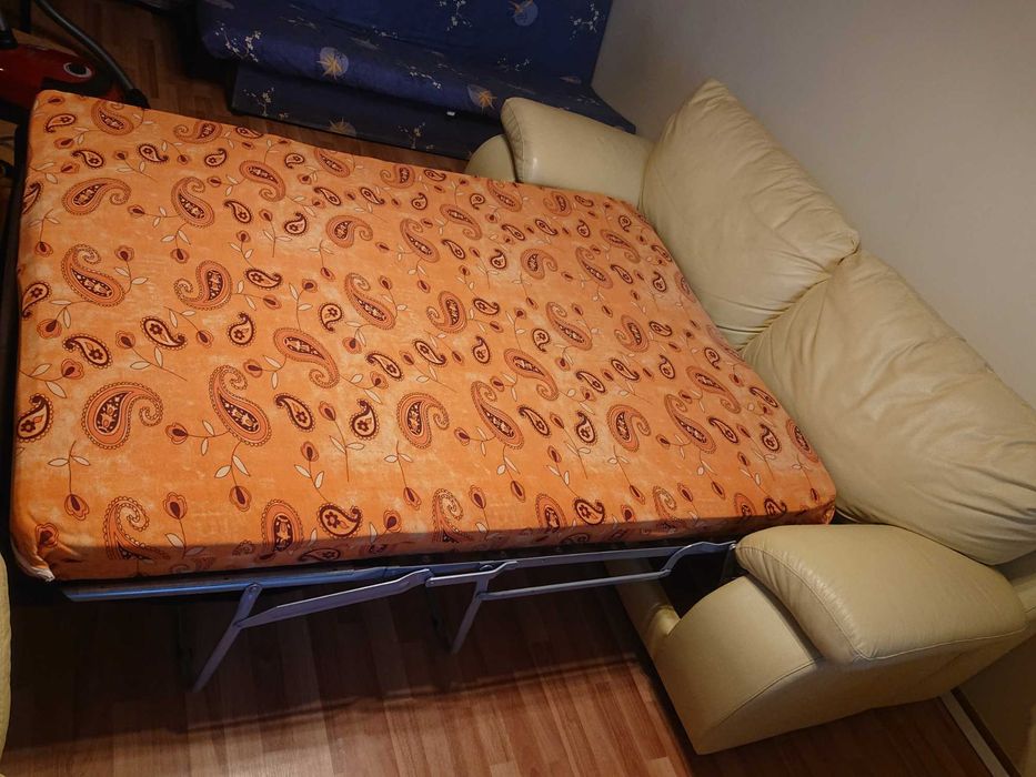 Canapea piele naturala extensibila 3 locuri Contempo Made in Italy