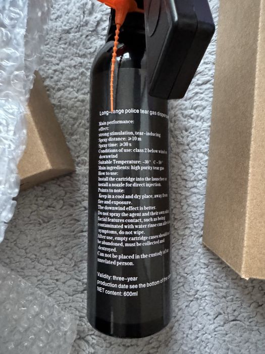 Spray impotriva ursilor cainilor paralizant de ursi caini nou sigilat