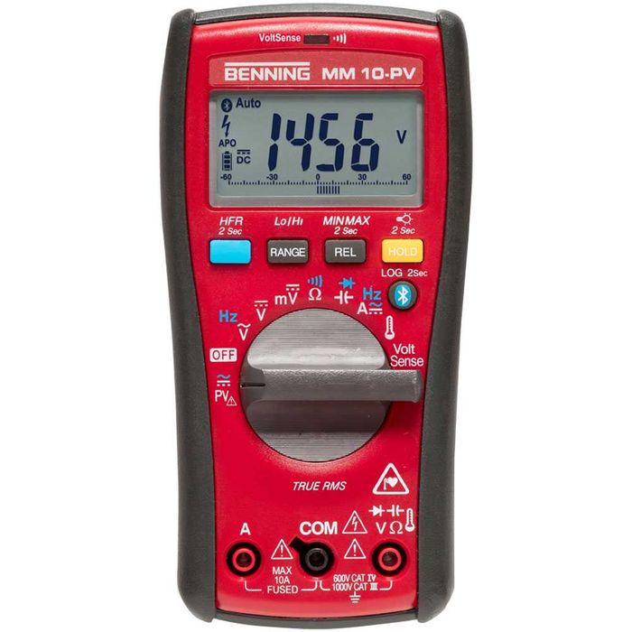 BENNING MM 10-PV TRUE RMS Мултиметър за фотоволтаични системи,2000V DC