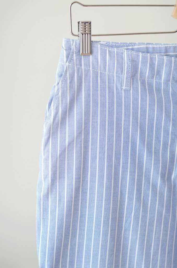 H&M страхотен раиран панталон с висока талия от 100% памук