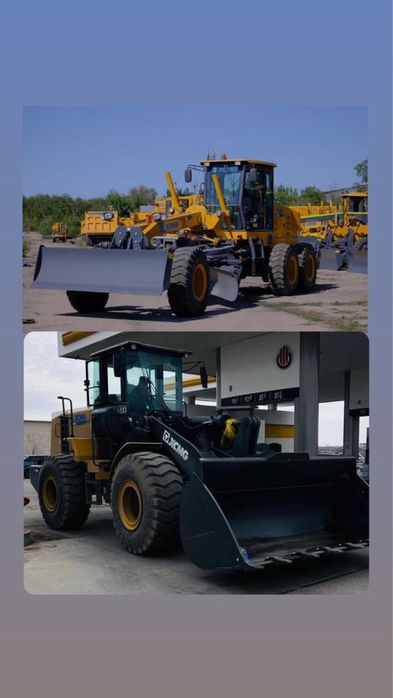 Аренда спецтехники/Автогрейдер GR215/ Фронтальный погрузчик ZL50GN