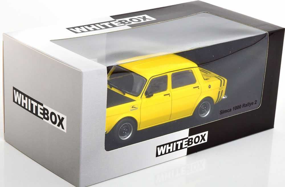 Macheta Simca 1000 Rallye 2 1970 galben- Whitebox 1/24