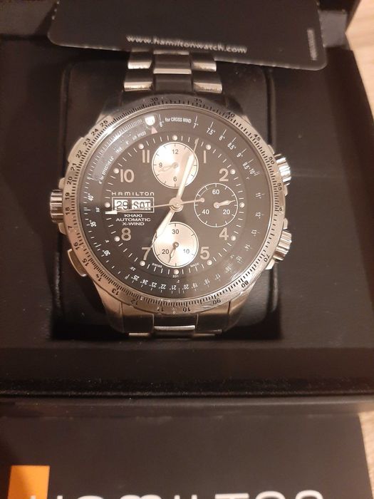 hamilton khaki aviattion x-wind auto-chrono