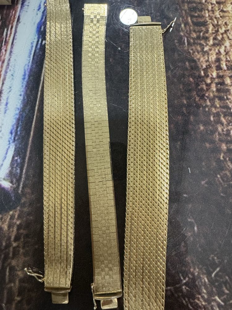 Bratari vechi sullate dublu strat aur 18 K