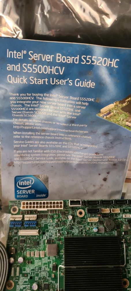 Placa baza Intel Server S5520HC / V noua