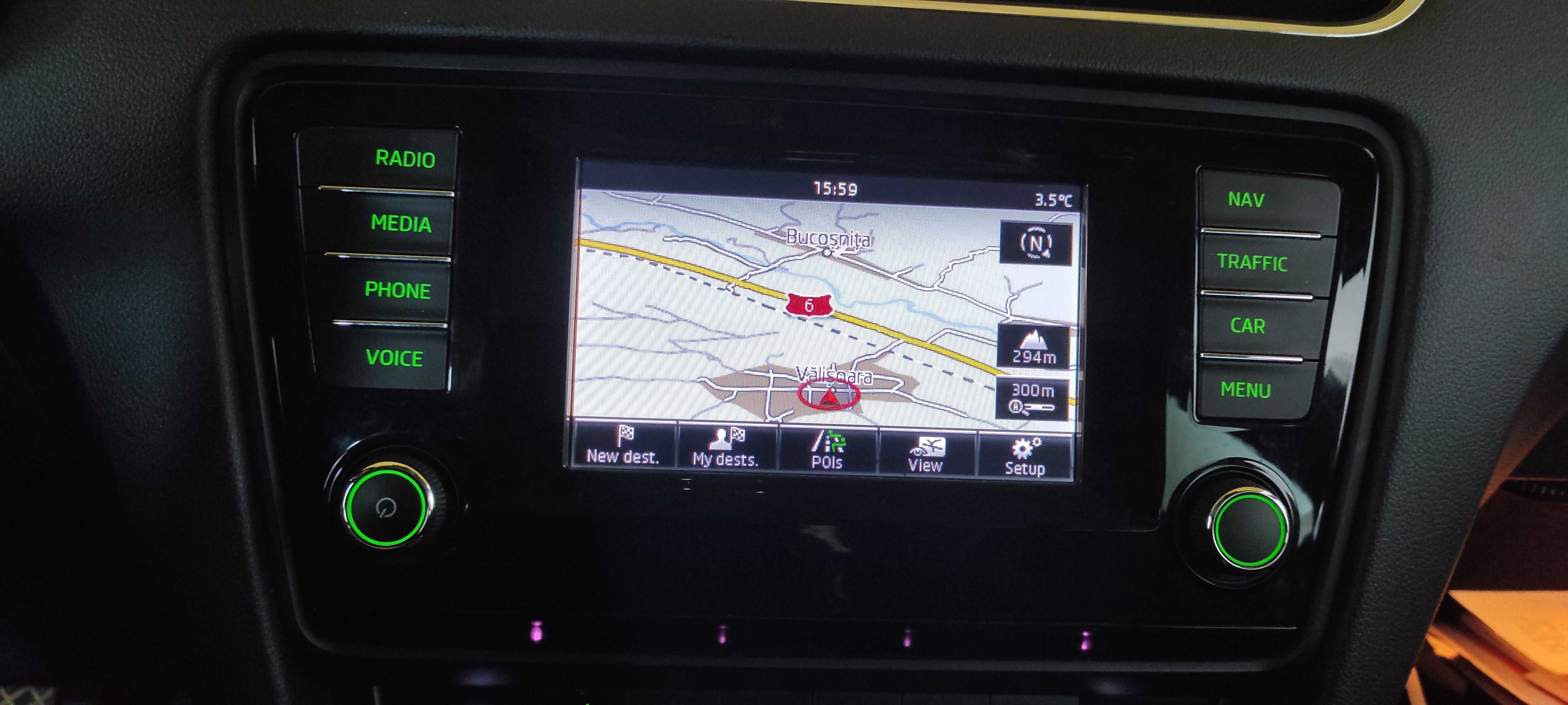 Navigatie Mib1 Skoda Octavia 3 (model 2015).