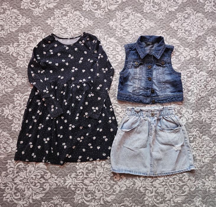 Голям лот дрехи за момиче р.122