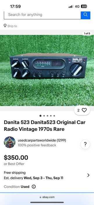 Radio vintage Danita 523 - anii 1970