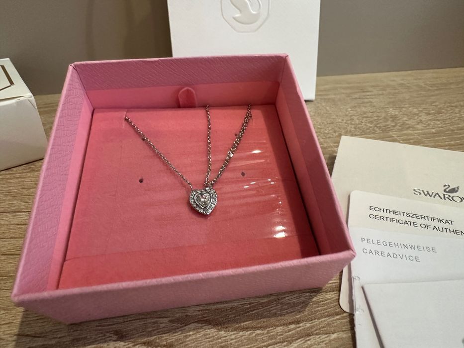 Colier Swarovski Ariana Grande angelic tennis inima