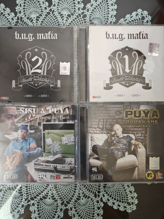 CD hiphop rap B.U.G. Mafia Sișu Puya Bitză Spike Deliric Doc Guess Who