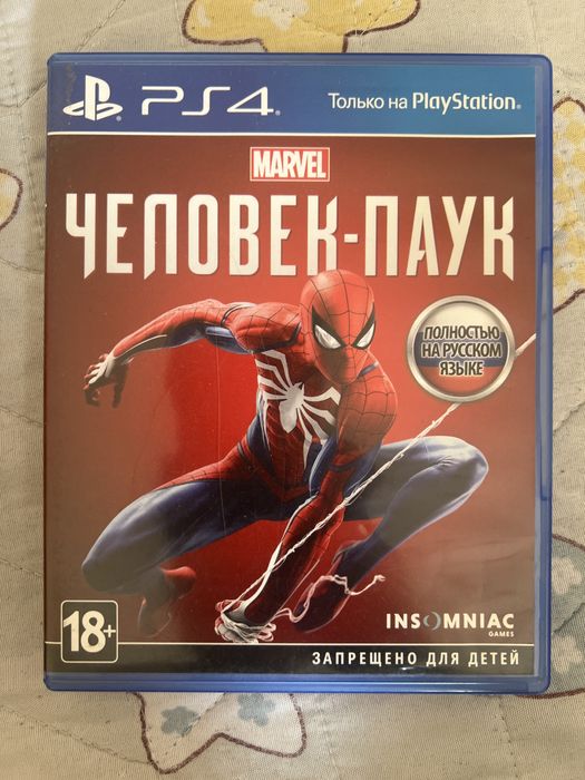 Продам игру ЧЕЛОВЕК-ПАУК PS4
