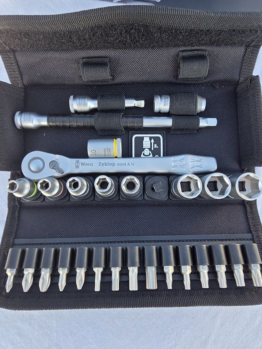 Trusa cu tubulare si biti Wera 8100 SA 8