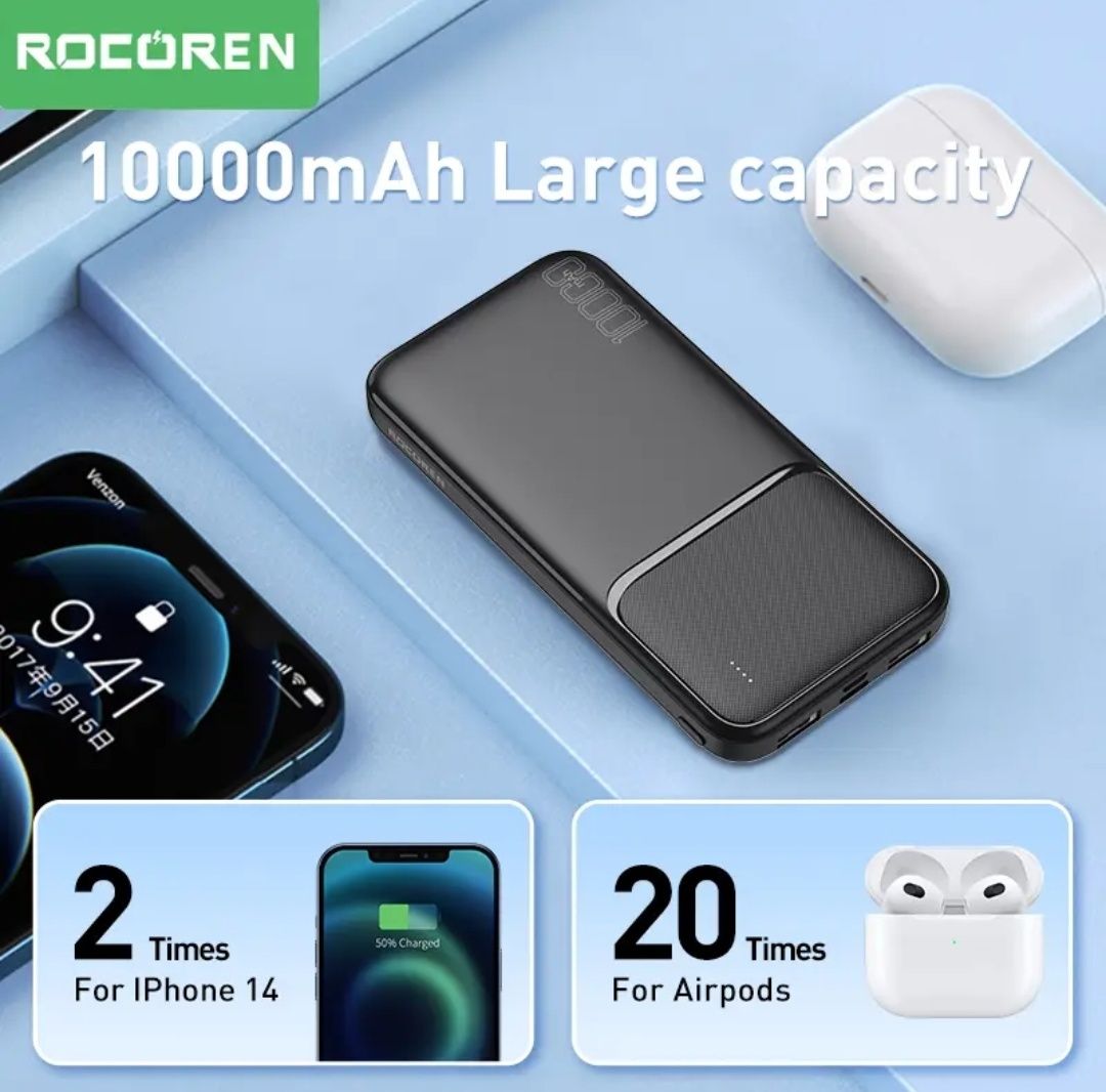 Пауэрбанк powerbank Rocoren 10000 мА