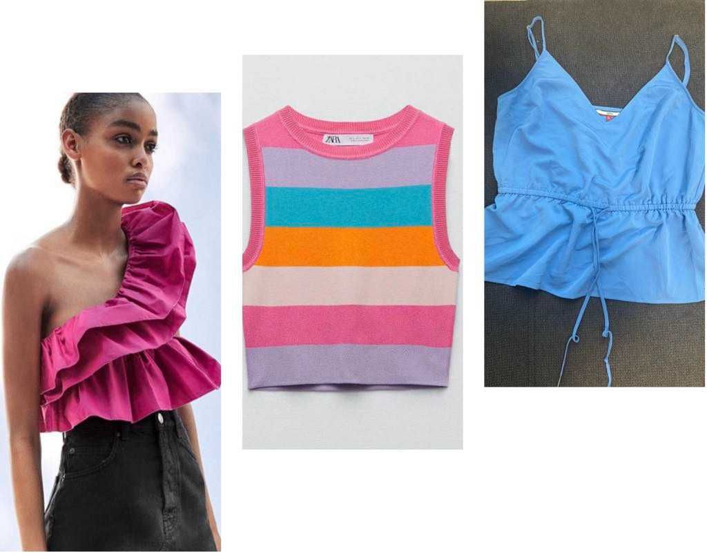 Нови топове Zara M,Tommy Jeans M/L
