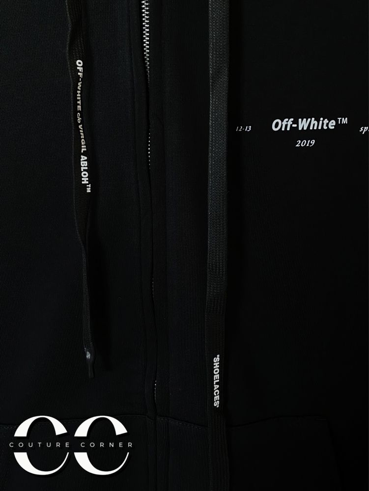 Hanorac OFF-White • Calitate TOP • Manet Floating Studio Arrows Zip Up