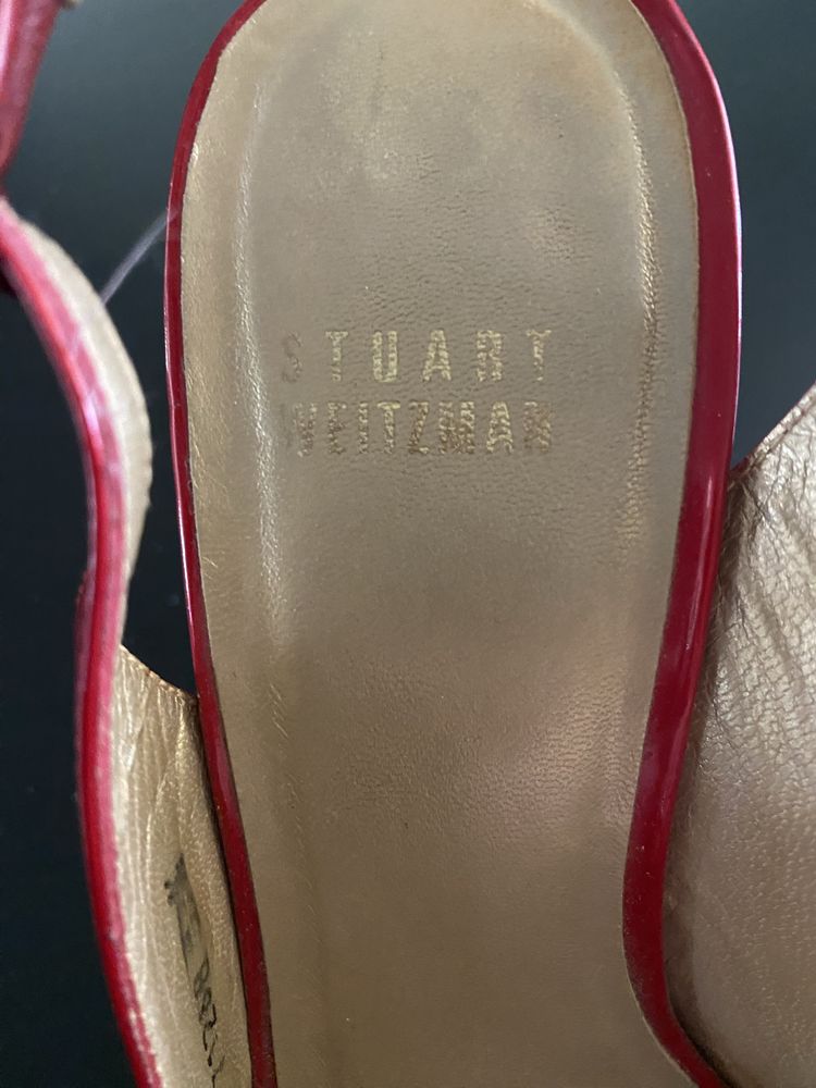 Дамски обувки Stuart Weitzman от естествена кожа IT 37,5