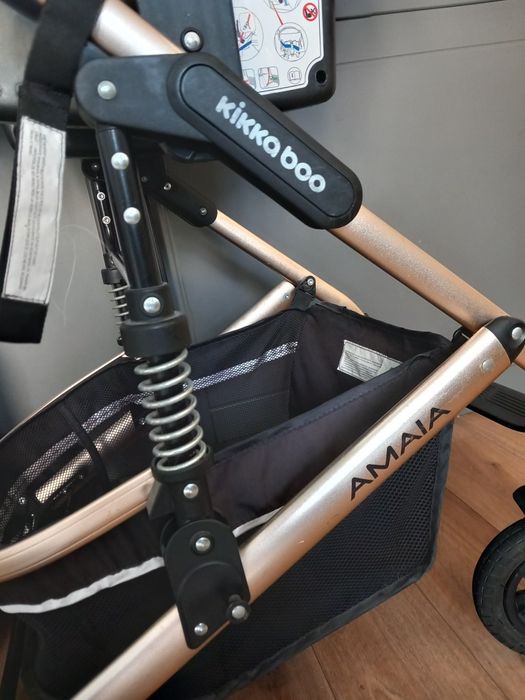 Carucior transformabil 3 în 1 KikkaBoo Amaia Dark Grey